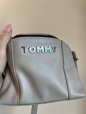 Crossbody Bag in Light Beige Gray